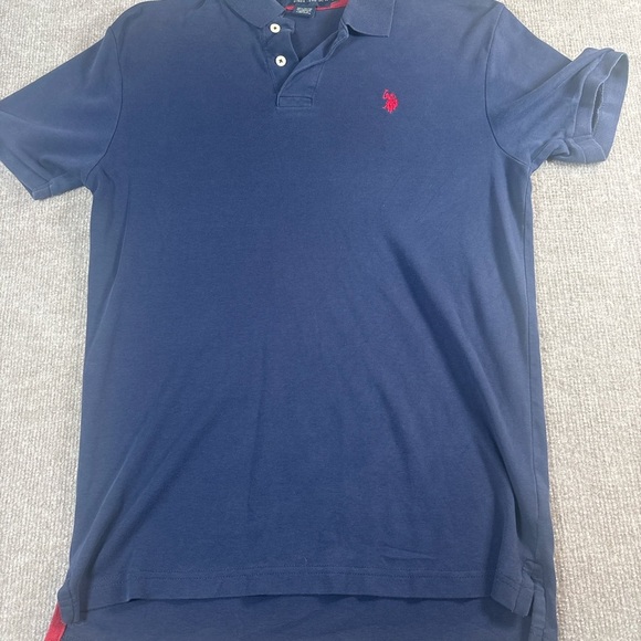 U.S. Polo Assn. Light Blue and Navy Polo Shirts - Picture 2 of 5